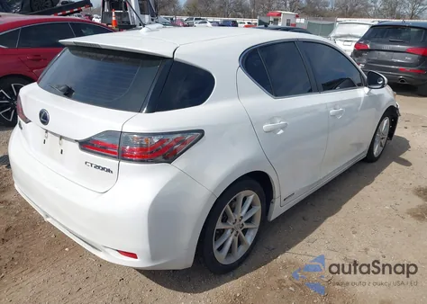 2012 Lexus Ct 200H Premium z USA, uszkodzony, nr VIN JTHKD5BHXC2058024